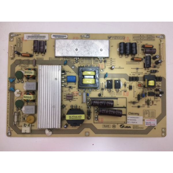 TOSHIBA , 9MC150A01FC3V4LF ,  V71A00022901 , N150A002L , N11-150P1A , TOSHIBA POWER BOARD , TOSHIBA BESLEME KARTI (PSU).